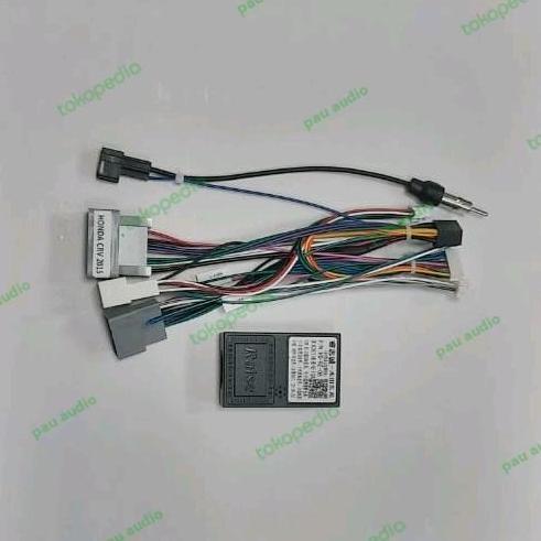 kabel soket head unit android plug n play crv 2013-2017 + canbus