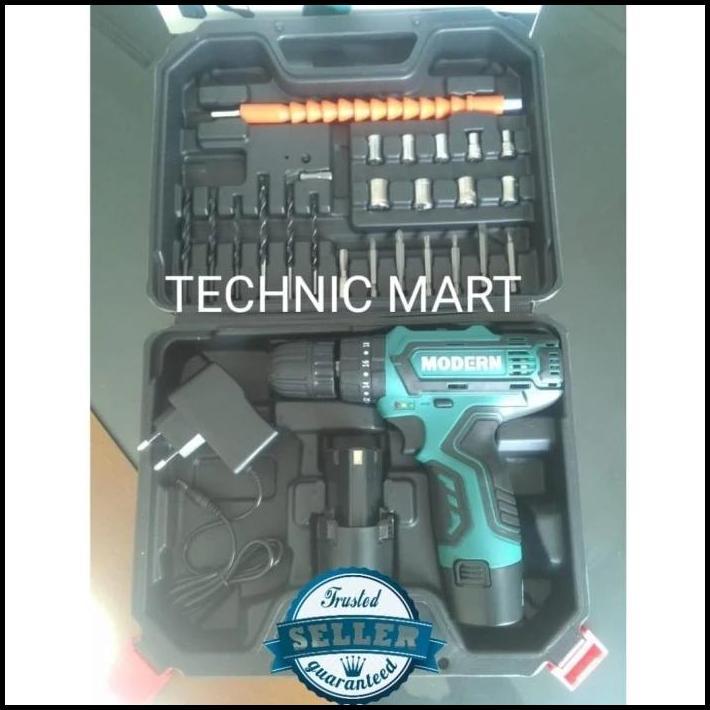 TERLARIS MESIN BOR CAS BATERAI M-15/ 10MM BESI KAYU TEMBOK IMPACT DRILL/ BOSCH