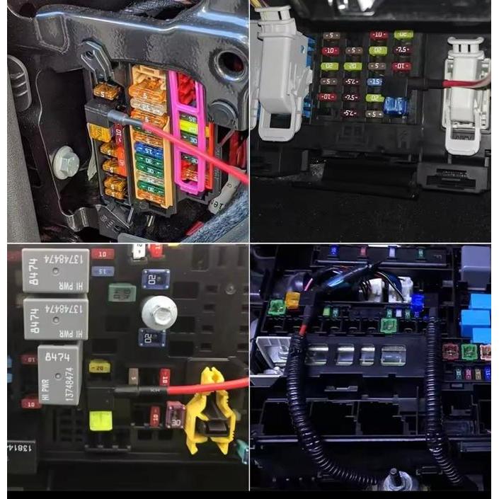 Fuse Tap untuk Hardwire Kit Dashcam / Fuse Tap Dash Cam Mobil Kamera / Sirkuit Adaptor Tambahan dan 