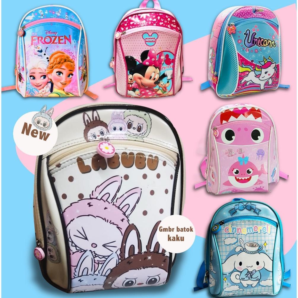 COD SHOWME TAS ANAK SEKOLAH - TAS RANSEL PAUD PREMIUM GAMBAR BUSA KAKU - KEKAR - KARAKTER - HIU - RO