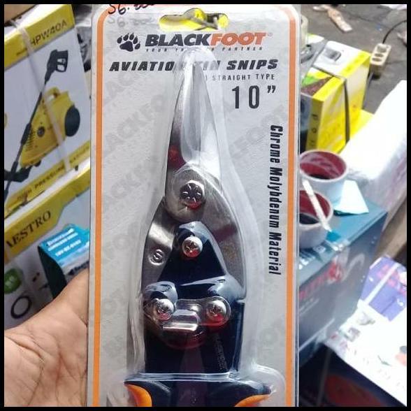 BEST DEAL GUNTING BAJA RINGAN LURUS 10 INCH BLACKFOOT (STANLEY IRWIN) 