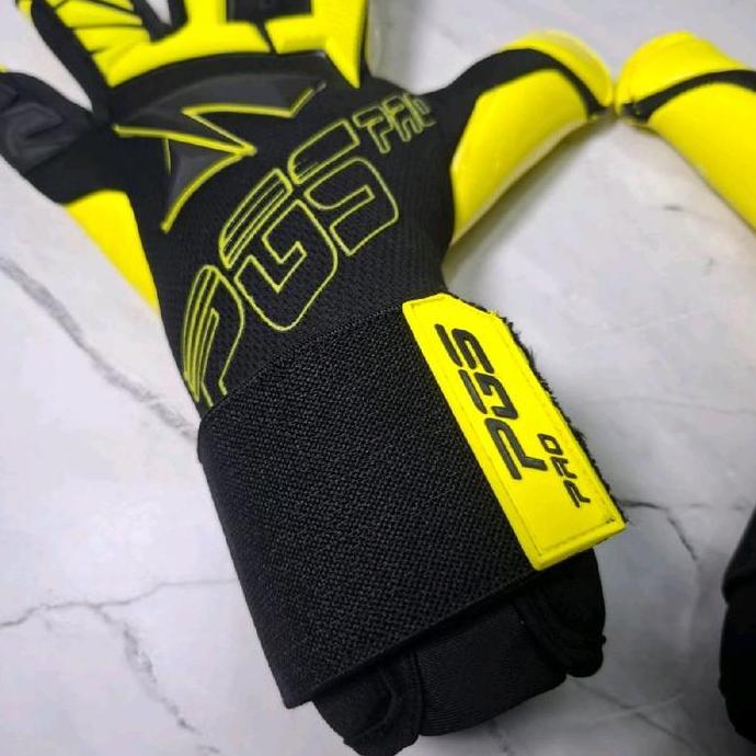 Bonus id nama Sarung tangan kiper Pgs winner terbaru hitam kuning RAM