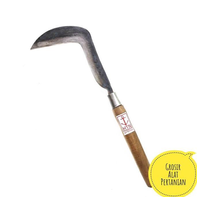 (PE) Arit Babatan Rumput Gagang Panjang Sabit Baja