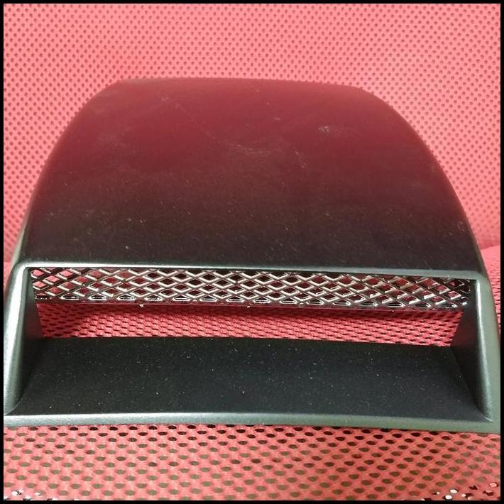 HOT DEAL AIR FLOW KAP MESIN MINI WARNA HITAM AGYA AYLA BRIO JAZZ YARIS 