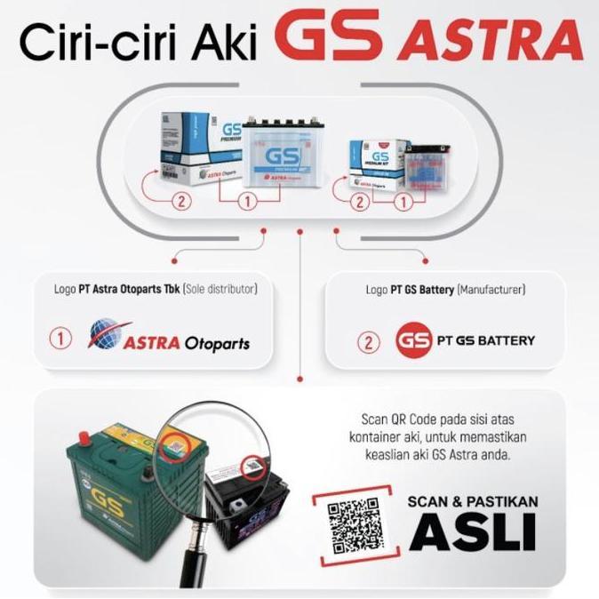 Grosir Aki Gs Astra Hybrid Ns70/Aki Gs Hybrid Ns70