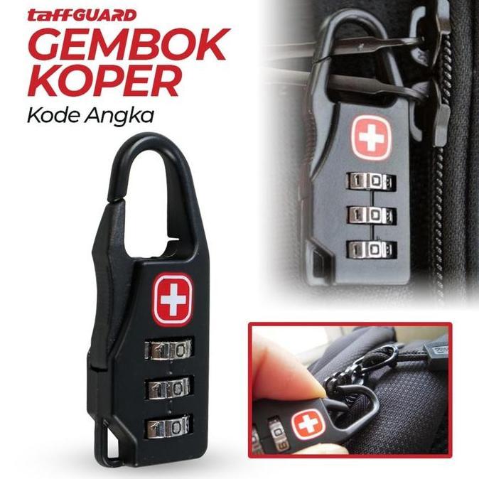 LADHUVHI Gembok Koper Kombinasi Kode Angka Gembok Password Gembok Kecil Dan Kuat Gembok Koper Pintu 
