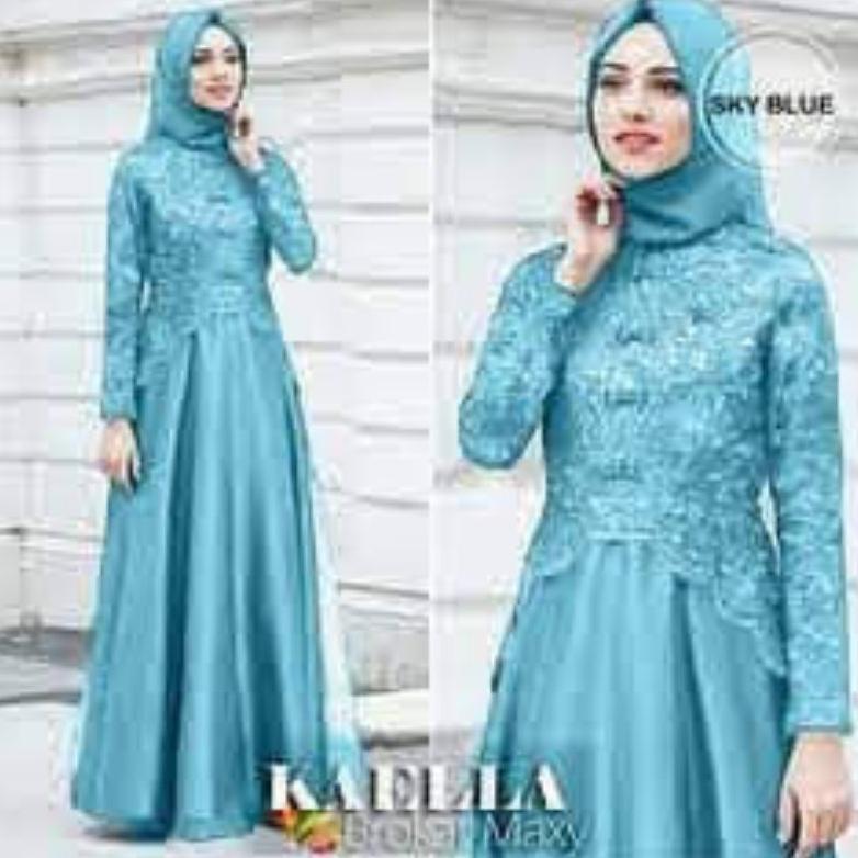 Produk Baru GAMIS BRUKAT MAXY KAELLA PREMIUM SYARI KONDANGAN JUMBO ELEGAN