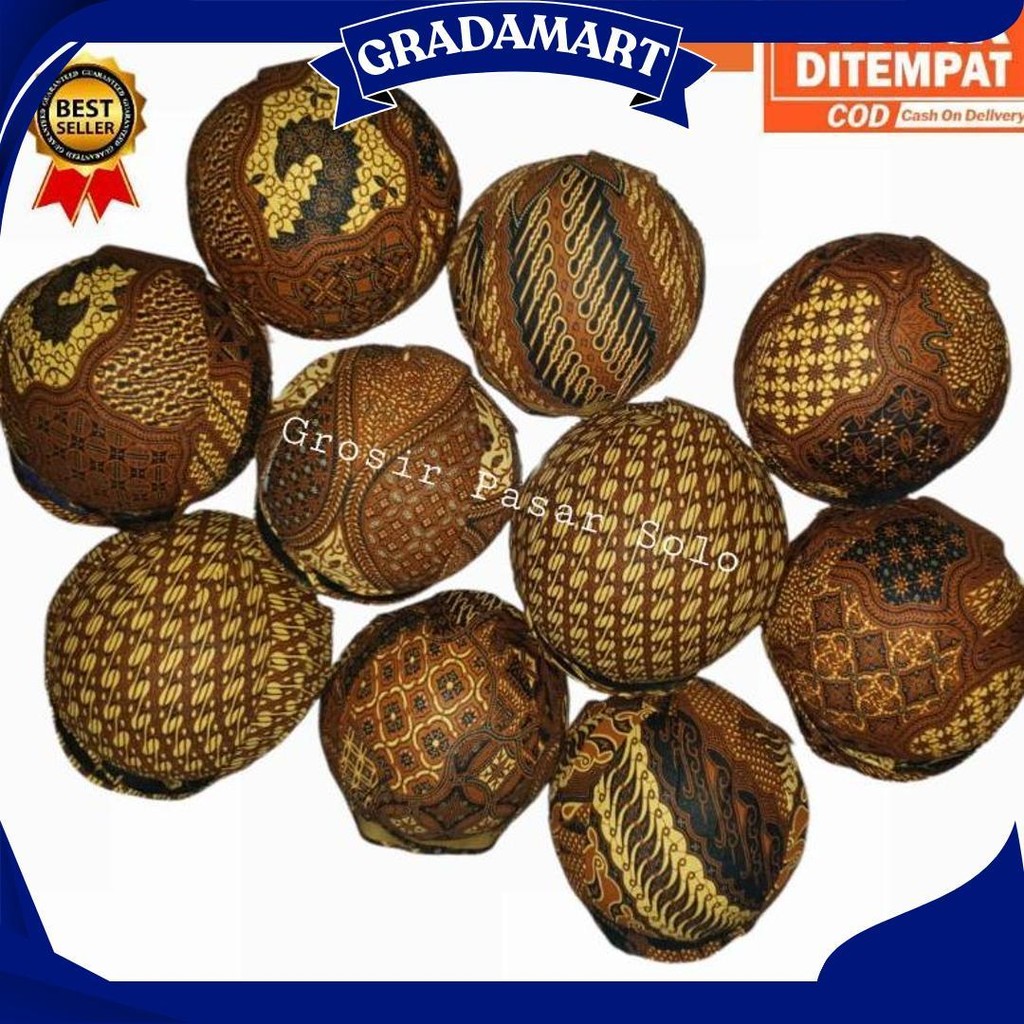 Blangkon Solo Jebeh Batik / Blangkon Solo / Blangkon Anak / Blangkon Dewasa Ori