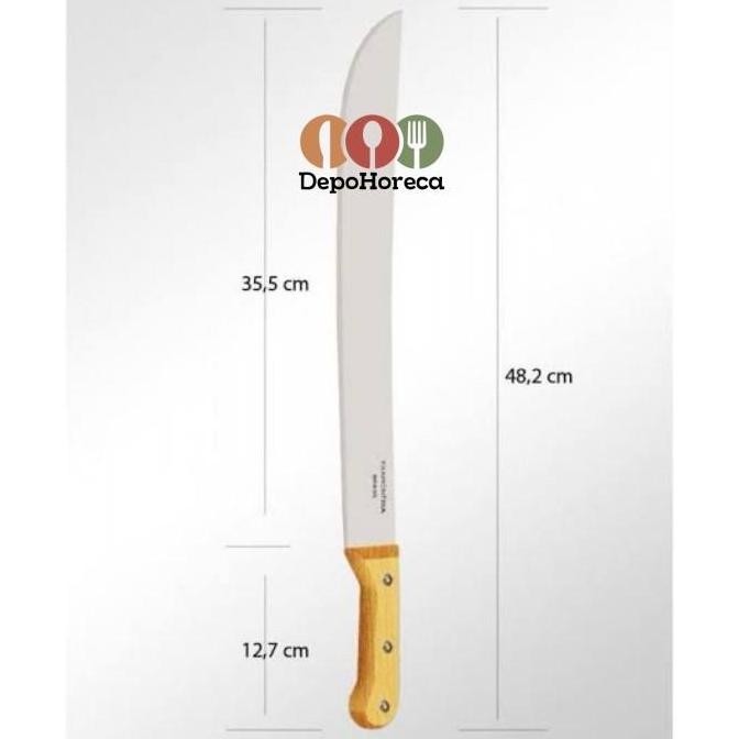 Tramontina Pisau Panjang Gagang Kayu / Golok / Machete 26620