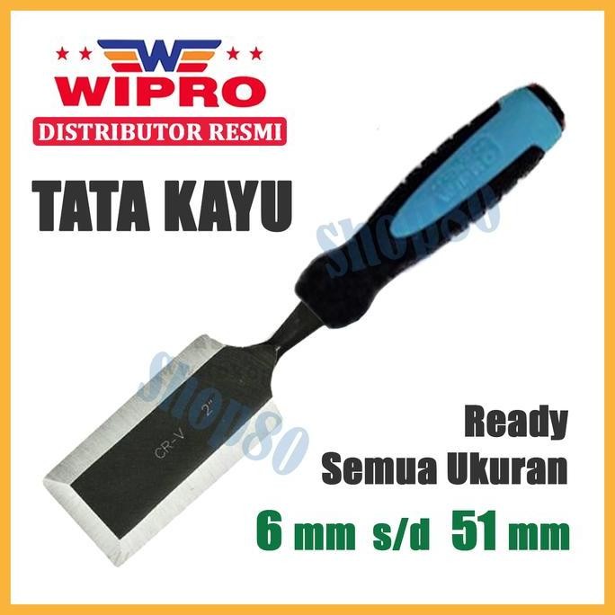 Wipro Tatah Pahat Tata Kayu Wood Chisel 6 8 10 12 16 18 25 32 38 51 mm