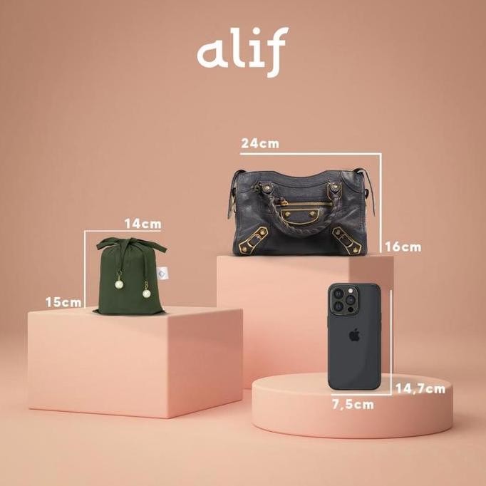Mukena Travel Mini Alif Modern Wear Wanderlust Parasut Premium Korea