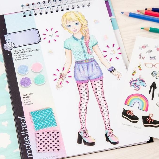 MAKE IT REAL SET SKETCHBOOK PASTEL POP
