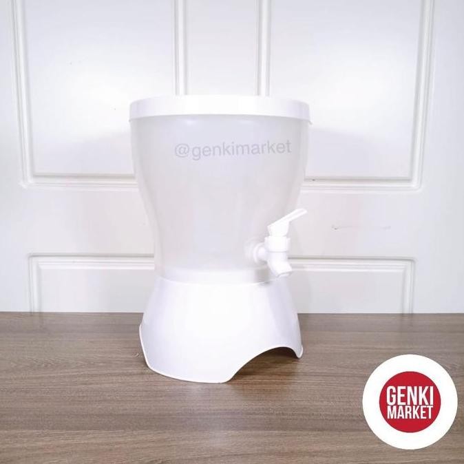Tempat Air Minum Dispenser Air Minum Sirup Teh Dispenser Kristal Green