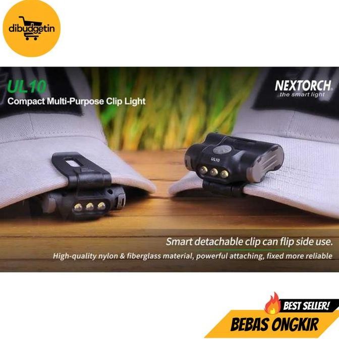 REGGIE STAR- NEXTORCH Senter Klip LED Multifunction 70 Lumens - UL10