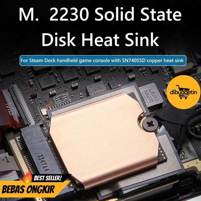 REGGIE STAR- Heatsink SSD M.2 2230 NVMe Console Game Copper Cooler