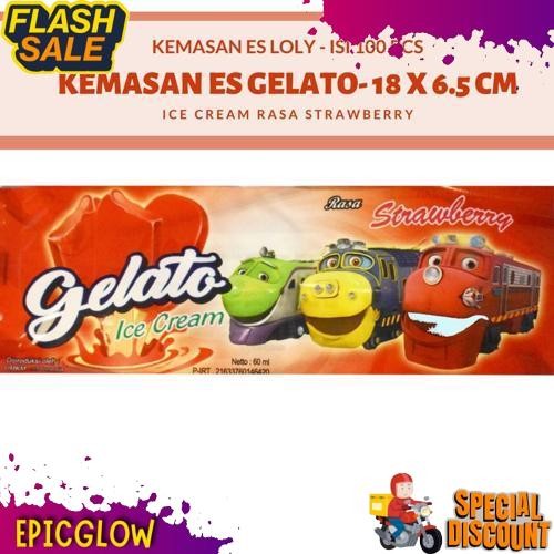 GROSIR Kemasan bungkus es krim - jual kemasan ice cream - jenis plastik kemasan ice cream GELATO