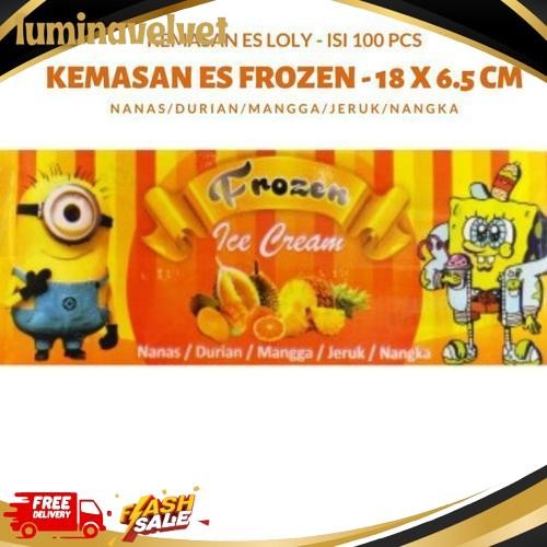 GROSIR kemasan unik ice cream FROZEN,Bisnis Es Krim Kemasan,Jual Plastik Es Lucu,Plastik Bungkus Es 