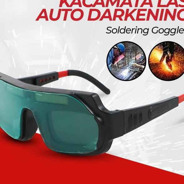 Kacamata Las Otomatis Auto Darkening Soldering Goggles Trusoxin