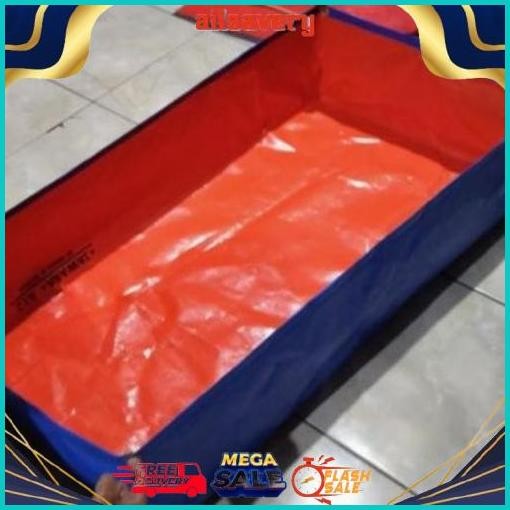COD TERPAL KOLAM IKAN A5 1x0,50x0,25/ kolam kotak/Terpal ikan/Terpal kolam mini/Terpal ikan cupang