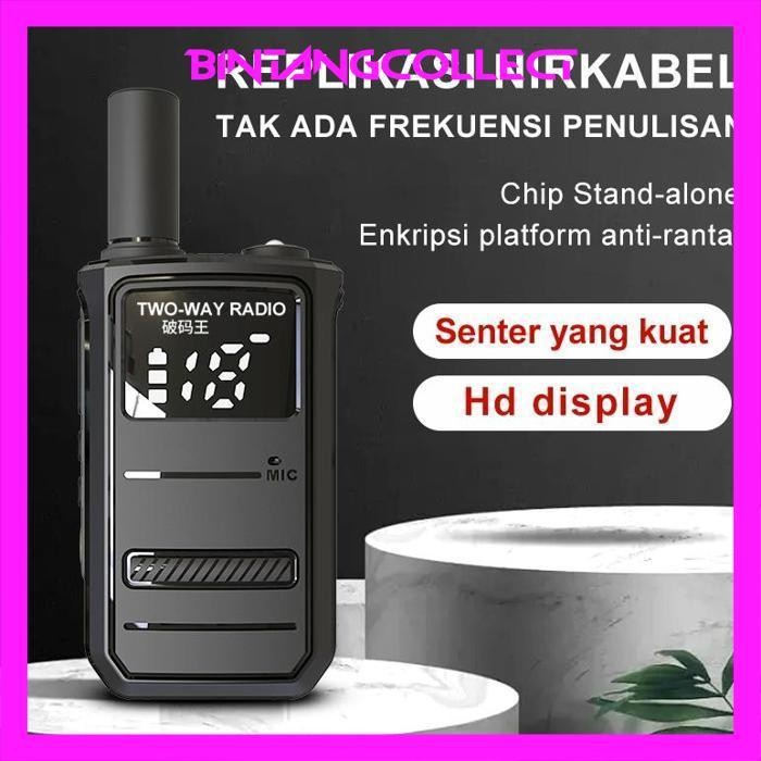 New Arival Morqtola M8 Walkie Talkie Ht Jarak Jauh 1Km 3000 Mah Handy Talkie 1 Unit Ht Kualitas Jepa