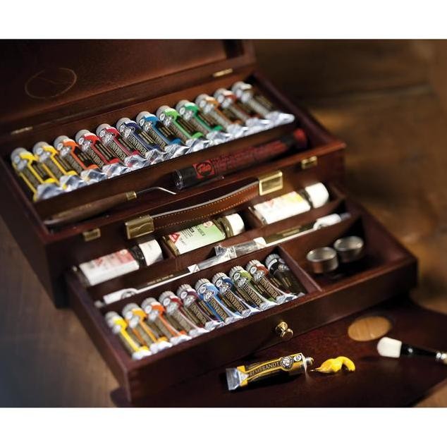 Rembrandt Oil Colour Wooden Box Master