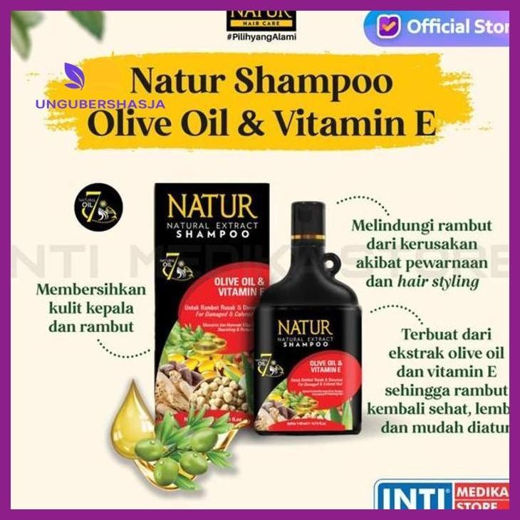 (ORIGINAL) NATUR - HAIR SHAMPOO | SAMPO PENUMBUH RAMBUT LEBAT ANTI KETOMBE KESEHATAN PERLENGKAPAN ME