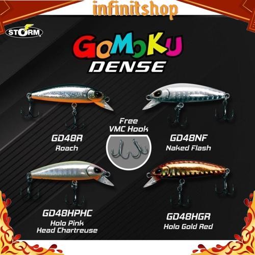 New LURE STORM GOMOKU DENSE 48 NF / 4.8cm / 6gram