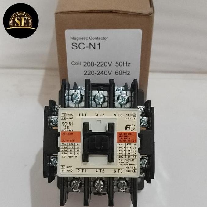 Promo Magnetic Contactor Fuji SC-N1 Kontaktor fuji SCN1 SCN-1 COD