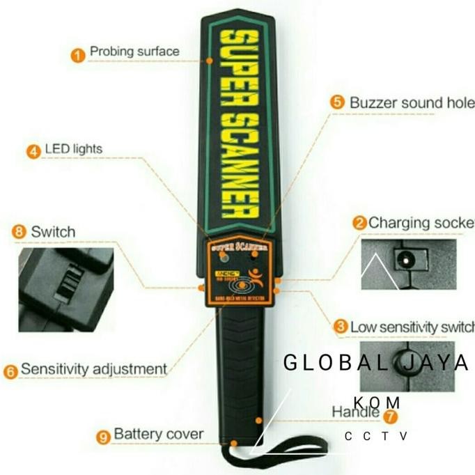 Super Scanner Metal Detector Security detector