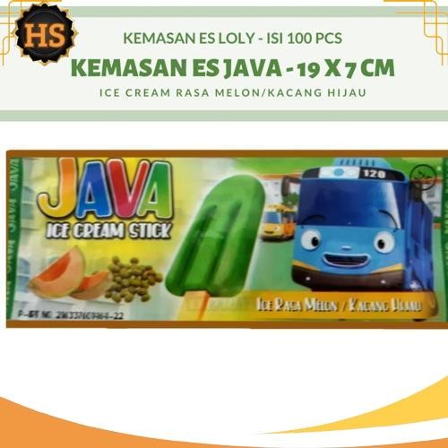 New Perlengkapan Es Krim Java Plastik Kemasan Es Krim Stick 100 Lembar Bungkus Ice Cream Stick
