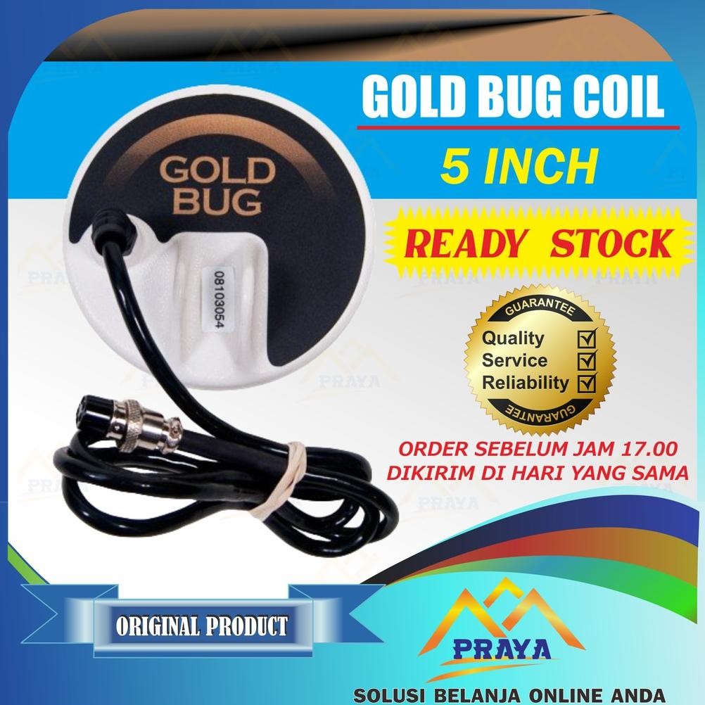 gold bug koil coil 5" 5 inch metal detector bukan fs2 gold finder detector