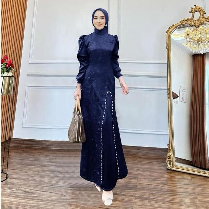 DS8 >> MAXI NAURA M L XL XXL XXXL GAMIS PESTA CANTIK GAMIS KONDANGAN MAXI COUPLE NIKAHAN KELUARGA GA