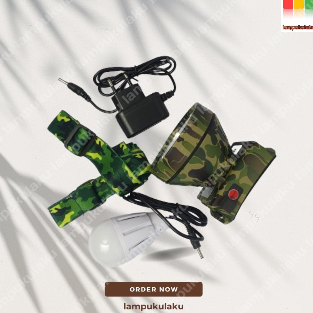 Senter Kepala Hedlamp - LUBY 2833K/2833/2833L cahaya putih dan kuning Senter