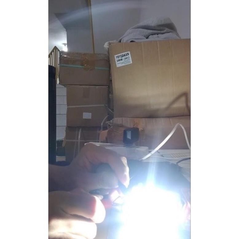 TERLARIS ~ LAMPU UTAMA MOTOR LED H6 2 SISI 12 MATA HIGH LOW AC DAN DC KA-KRA UNIVERSAL CAHAYA PUTIH