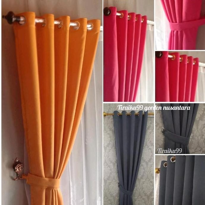 GORDEN POLOS MINIMALIS PANJANG 250 CM HORDENG JENDELA