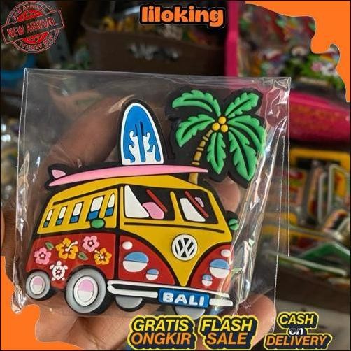Big Sale Magnet Karet Tradisi Bali - Magnet Karet Barong Bali - Magnet Pulau Bali - Magnet Kulkas Ba