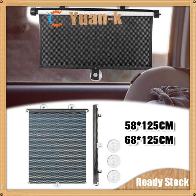 Tirai Sun Shield / Tirai Jendela / Pelindung Panas Roller Blind Mobil