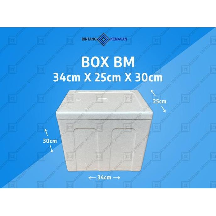 Box Styrofoam BM 34 x 25 x 30cm