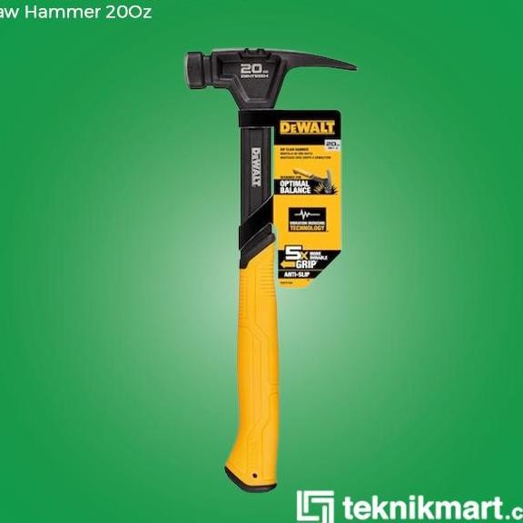 Dewalt Claw Hammer Palu Kambing 20 Oz Dwht510040