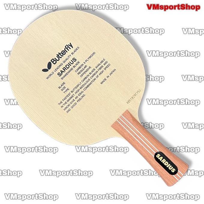 Butterfly Sardius - Kayu Blade Bat Bet Pingpong Tenis Meja Kualitas Terbaik Harga Termurah