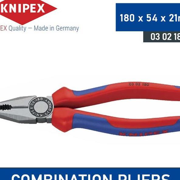 Knipex Tang Kombinasi Combination Pliers 03 02 180