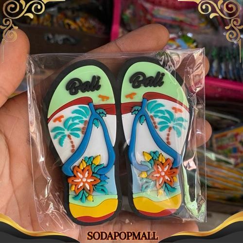 Gercep Magnet Karet Tradisi Bali - Magnet Karet Barong Bali - Magnet Pulau Bali - Magnet Kulkas Bali