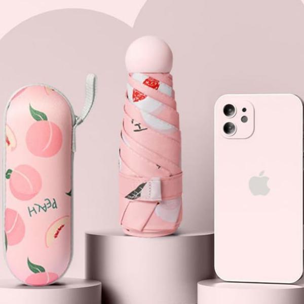 Re27 Ready Stock Payung Lipat Mini Premium Dengan Lapisan Anti Uv Free Dompet Kapsul Tu26 Re27