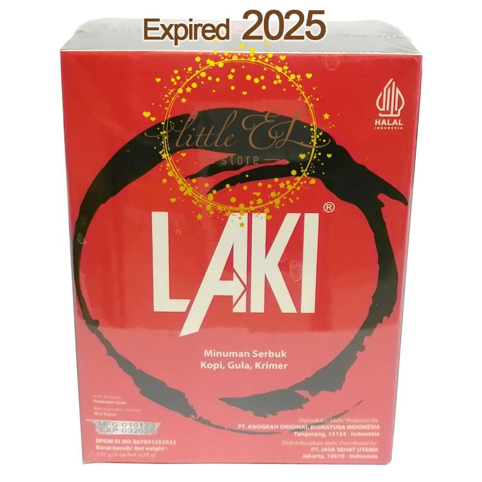 Kopi Stamina Vitalitas Pria - LAKI - 1 BOX - Exp 2026