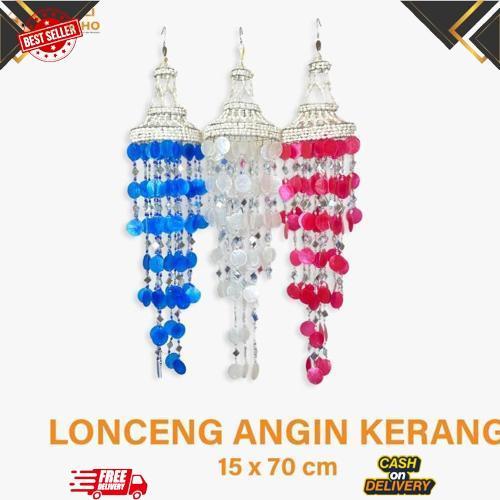New Sale Lonceng Angin Kerang - Wind Chime - Kerang Gantungan - Kerang Kap Lampu - Kerang Dekorasi -