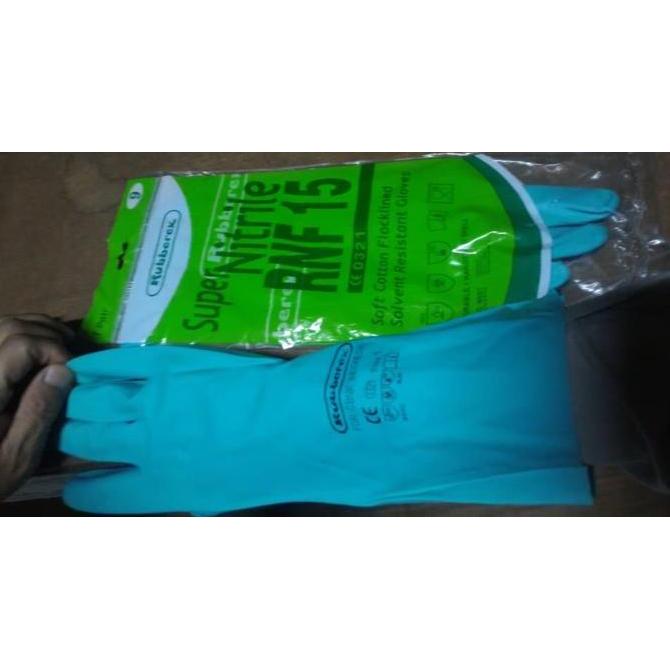 SARUNG TANGAN KARET RUBBEREX SUPER NITRILLE RNF 15/SUPERNITRILLE RNF15