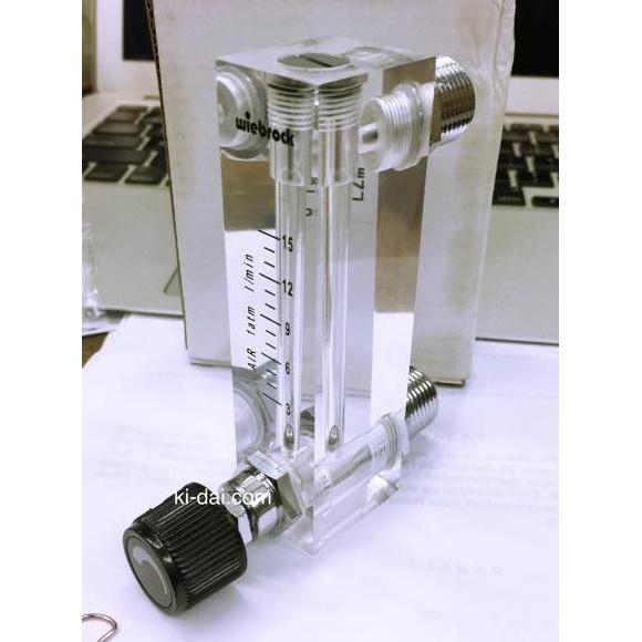 Flow Meter Rotameter Angin/Udara Oksigen Gas Nitrogen