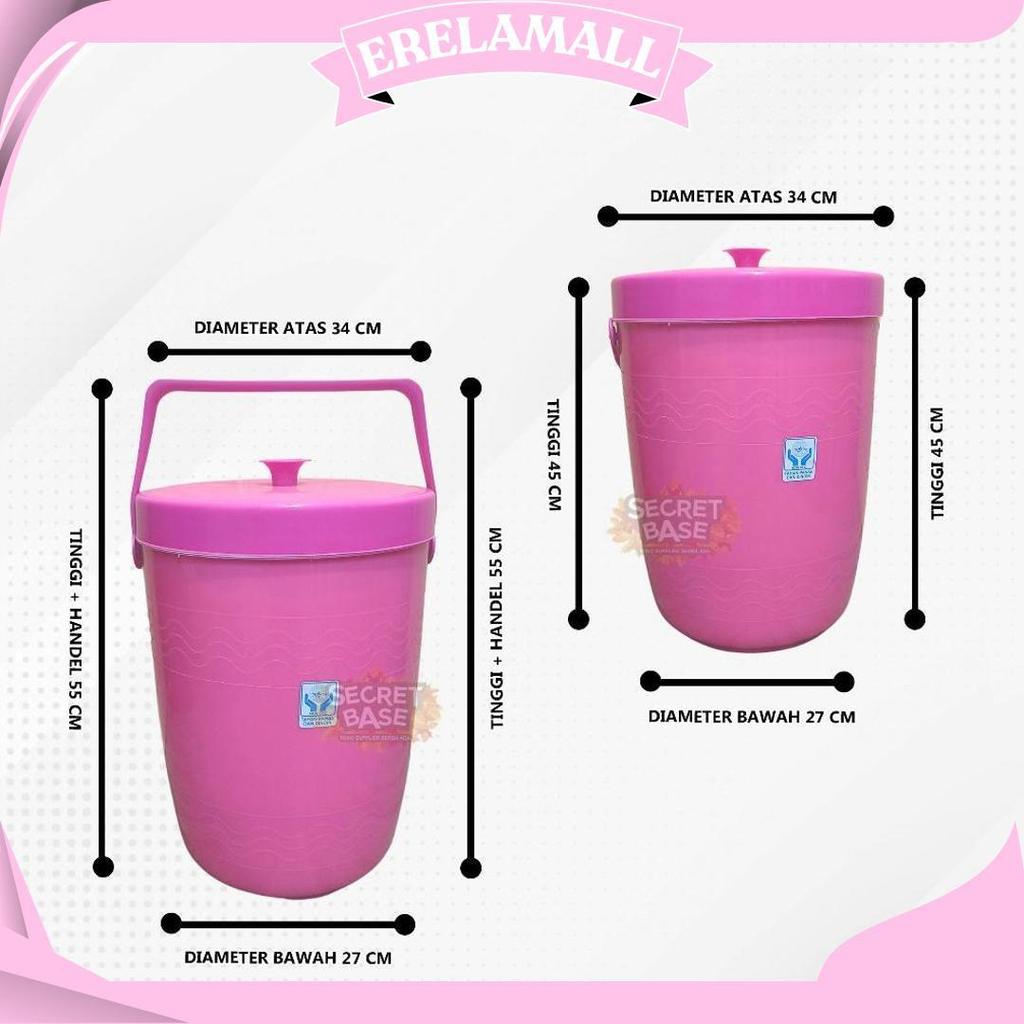 Termos Nasi - Termos Es / Rice Bucket / Ice Bucket 6L 8L 17L 30 Liter / Tempat Nasi (2) Gratis Ongki