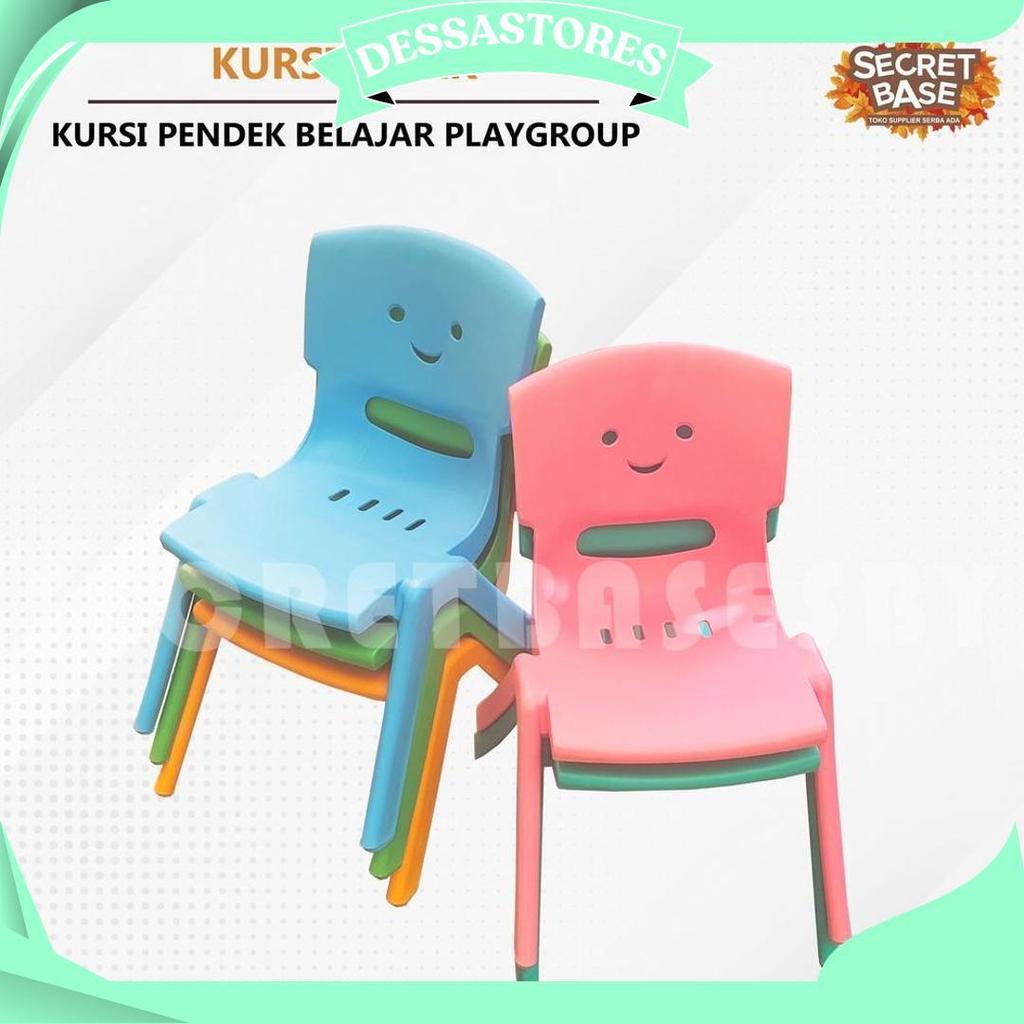Kursi Anak - Bangku Sender Kecil Plastik / Kursi Pendek Belajar Playgroup Promo