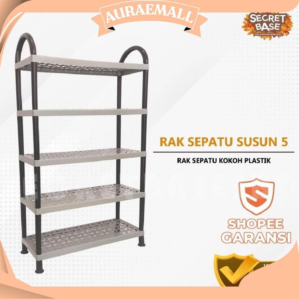 Rak Sepatu Susun - Rak Besar / Tempat Sandal / Rak Sepatu Kokoh Plastik Promo